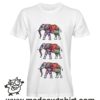 067 elephant tshirt bianca uomo