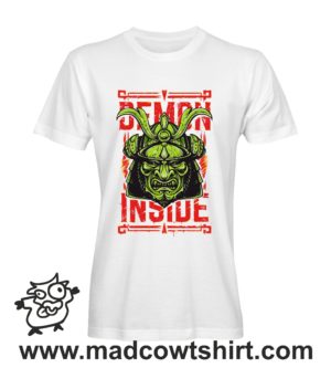 069 samurai tshirt bianca uomo