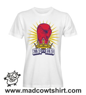 Alternative view of 000163 king of the ring T-shirt Uomo Donna Bambino