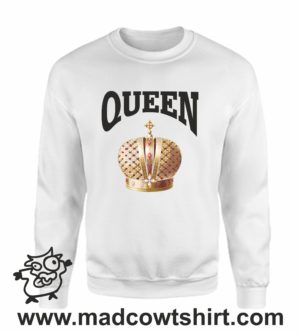 Alternative view of 000143 Queen Felpa unisex senza o con cappuccio