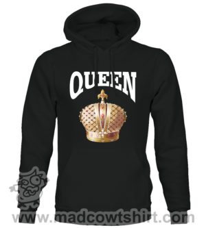 000143 Queen Felpa unisex senza o con cappuccio