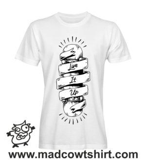 000186 live skate T-shirt Man Woman Child