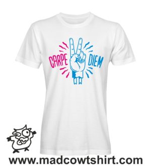Alternative view of 000187 carpe diem T-shirt Uomo Donna Bambino
