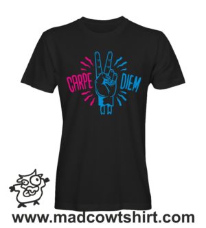000187 carpe diem T-shirt Uomo Donna Bambino