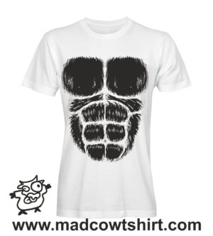Alternative view of 000191 gorilla T-shirt Uomo Donna Bambino