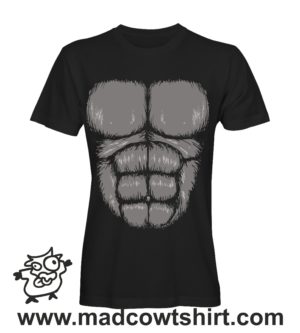 000191 gorilla T-shirt Uomo Donna Bambino