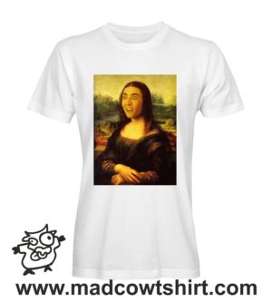 000218 mona cage T-shirt Uomo Donna Bambino