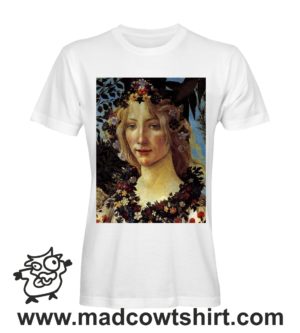 Alternative view of 000269 botticelli primavera T-shirt Uomo Donna Bambino