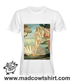 000270 botticelli venere T-shirt Uomo Donna Bambino
