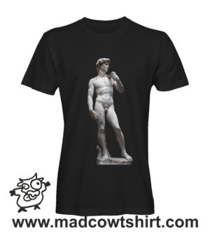 000271 michelangelo david T-shirt Uomo Donna Bambino