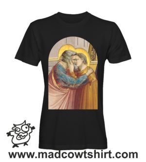 Alternative view of 000288 Giotto il bacio scrovegni T-shirt Uomo Donna Bambino