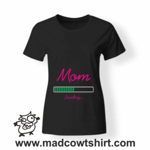 000319 mom loading T-shirt Uomo Donna Bambino