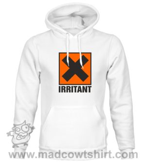 000350 irritant Felpa unisex senza o con cappuccio
