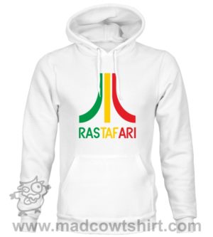 Alternative view of 000425 rastafari Felpa unisex senza o con cappuccio
