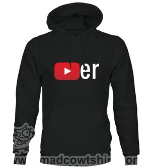 Alternative view of 000436 youtuber Felpa unisex senza o con cappuccio