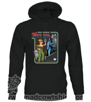 Alternative view of 000444 necromancy for beginners Felpa unisex senza o con cappuccio
