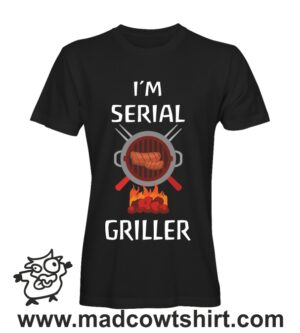 000481 serial griller T-shirt Uomo Donna Bambino